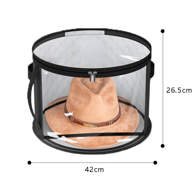 Hat Storage Bucket Hat Storage Artifact Beach Hat Storage Bag Stackable Circular Brim Hat Storage Bag