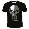 Cool Streetwear Short Sleeve T-Shirt, Skull Flame Graphic, Stylish and Unique