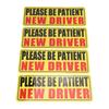 4 Stück Bitte Geduld Neuer Fahrer Magnet Wetterfest Wiederverwendbar Reflektierender Neuer Fahrer Aufkleber