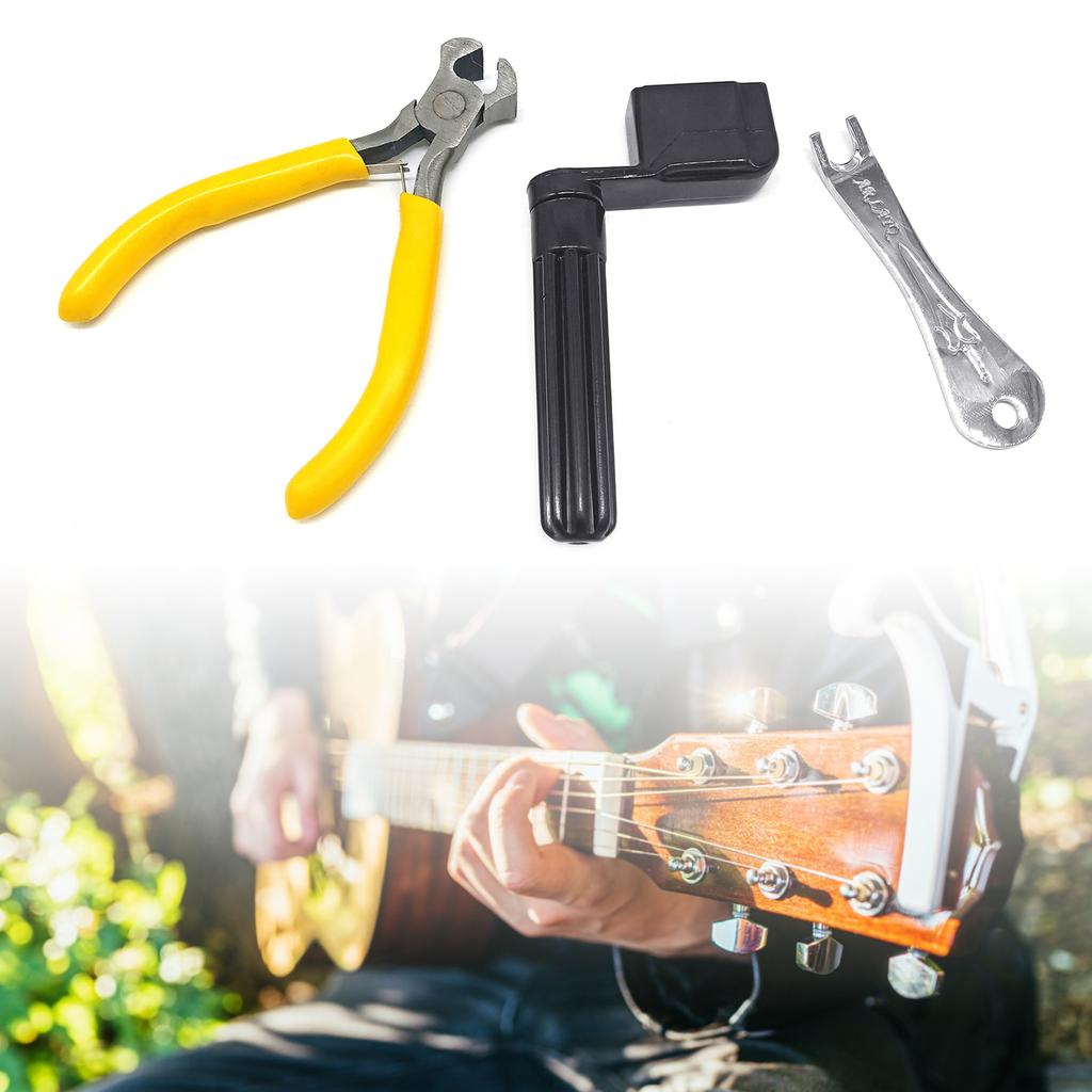 Guitar String Cutter Fret Nipper Practical Fret Puller Removal Plier String Cutter Guitar Bridge Pins Puller Repair Tool
