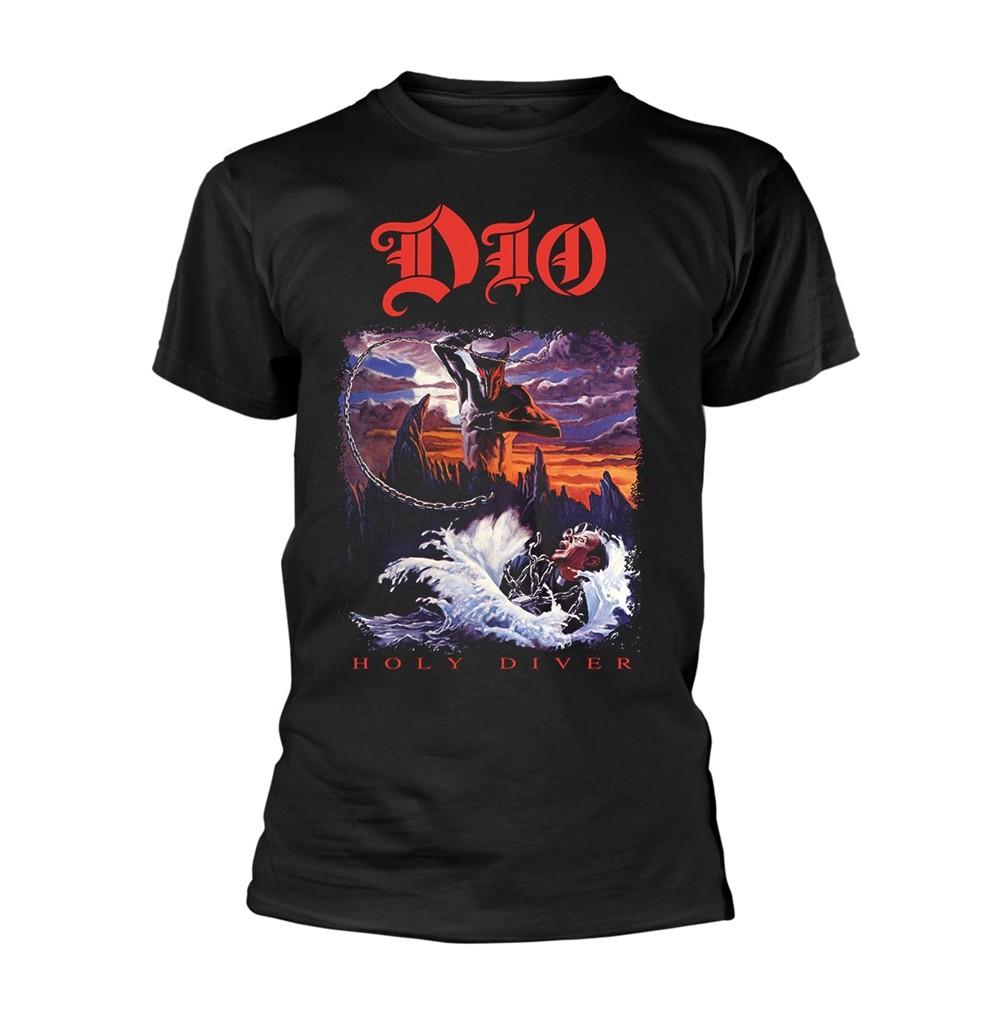 DIO - HOLY DIVER BLACK T-Shirt Small XXL