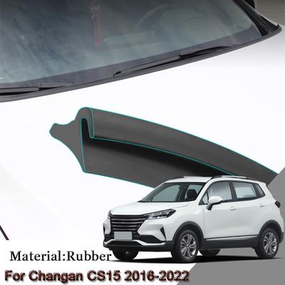 Car Rubber Hood Seal Strip Windshied Spoiler Filler Protect Edge Weatherstrip Strips Sticker Accessories For Changan CS15 2016-2023