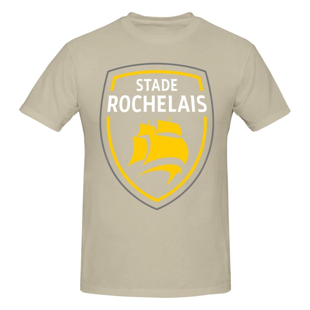Funny Stade Rochelais Rugby Logo Unisexs Printed Tshirt Unisex T Shirtshirt Sport