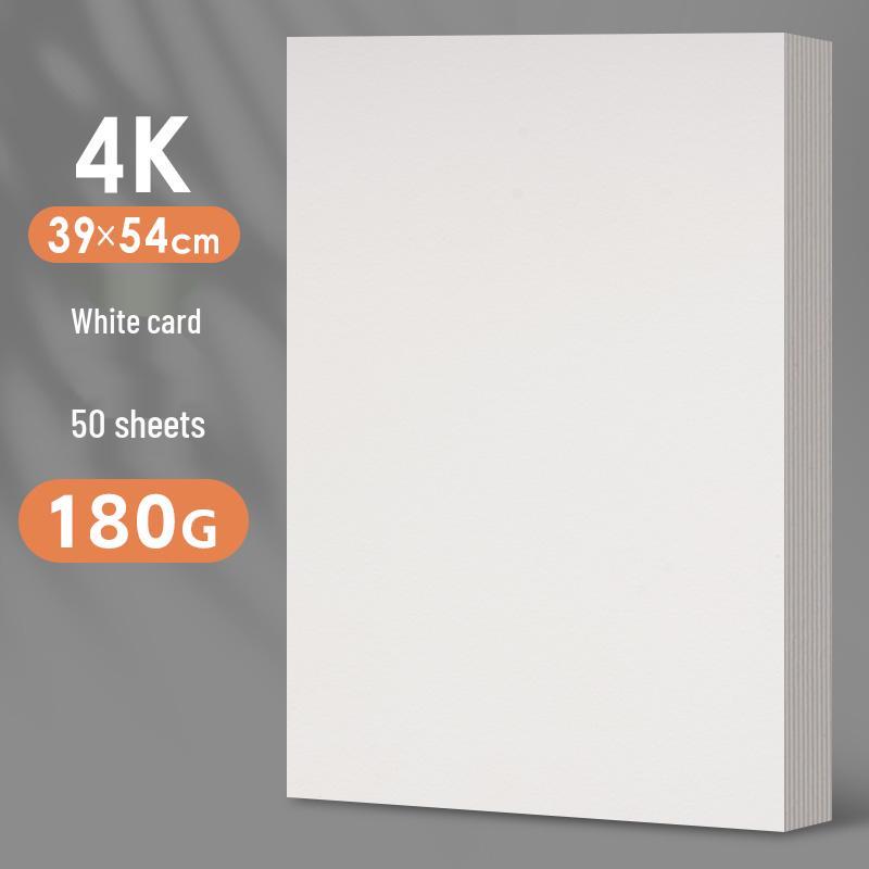 A4 White Cardstock, Black & Colored Paper, Thickened for DIY Kindergarten Crafts & Projects, A3/A4 Size.