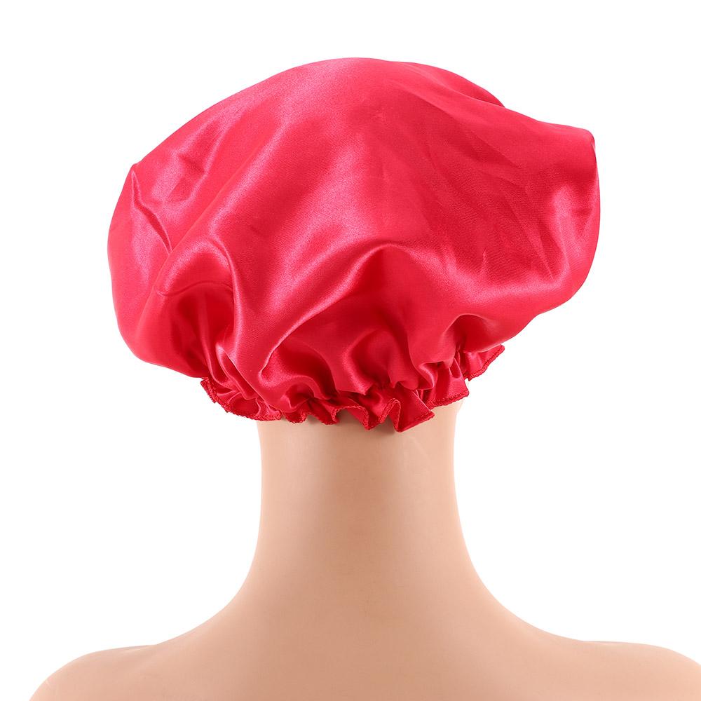 Silk Head Cover Night Sleep Lady Women Nightcap Shower Caps Hair Cap Sleeping Hat Shower Hat