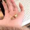 Xiaohongshu New Chinese Style Gourd Ring: Women's 2026 Light Luxury Index Finger Jewelry