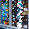 Christmas Decorations Holiday Party Decoration Window Stickers Pvc Static Stickers Window Decorations