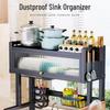 Kitchen Countertop Storage & Drain Rack