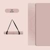 Non-Slip PU Natural Rubber Yoga Mat - Thick, Soundproof & Sweat-Absorbing for Men & Women