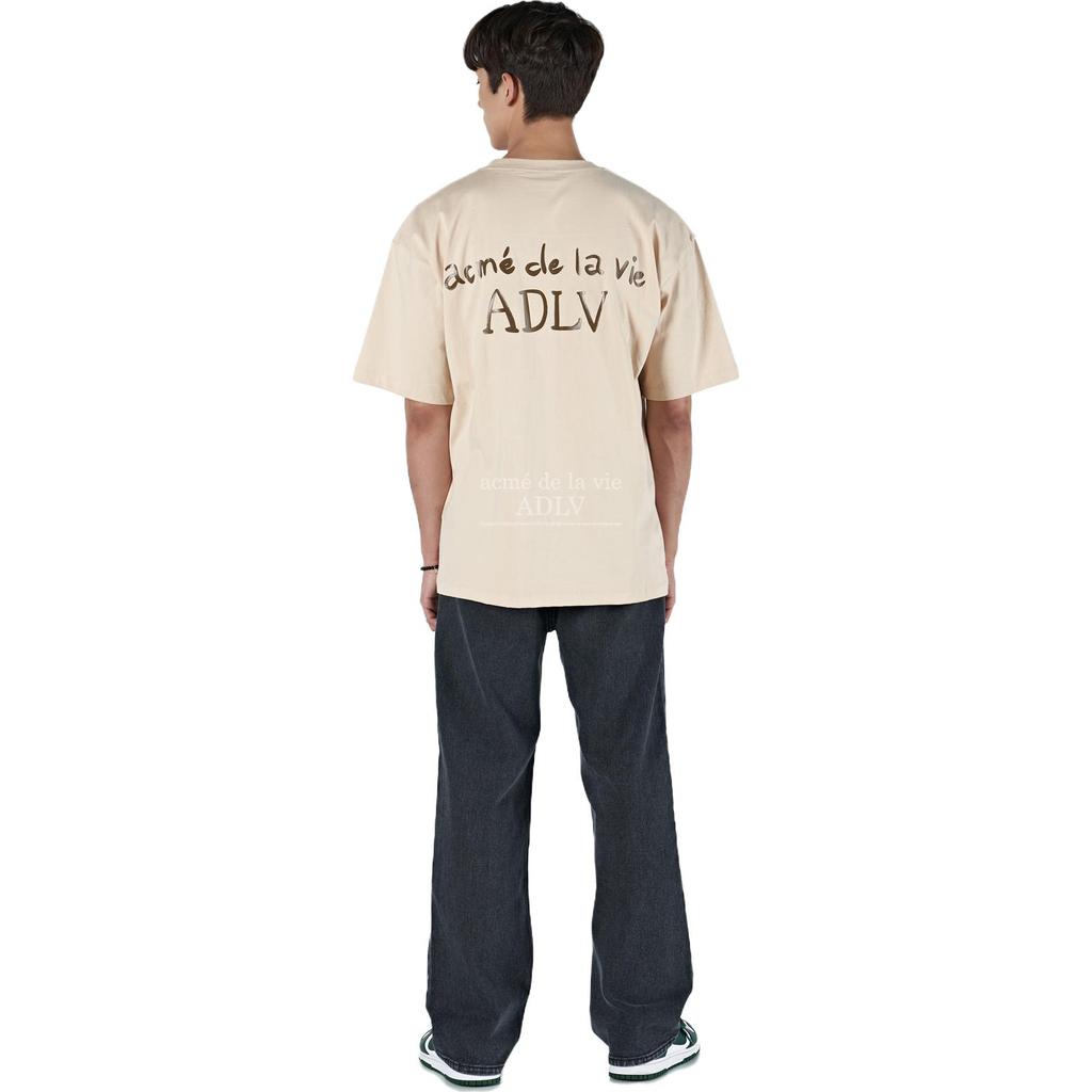 Acme De La Vie/ADLV T Shirt Unisex Beige ADLV-21SS-SSLGLB-BEG