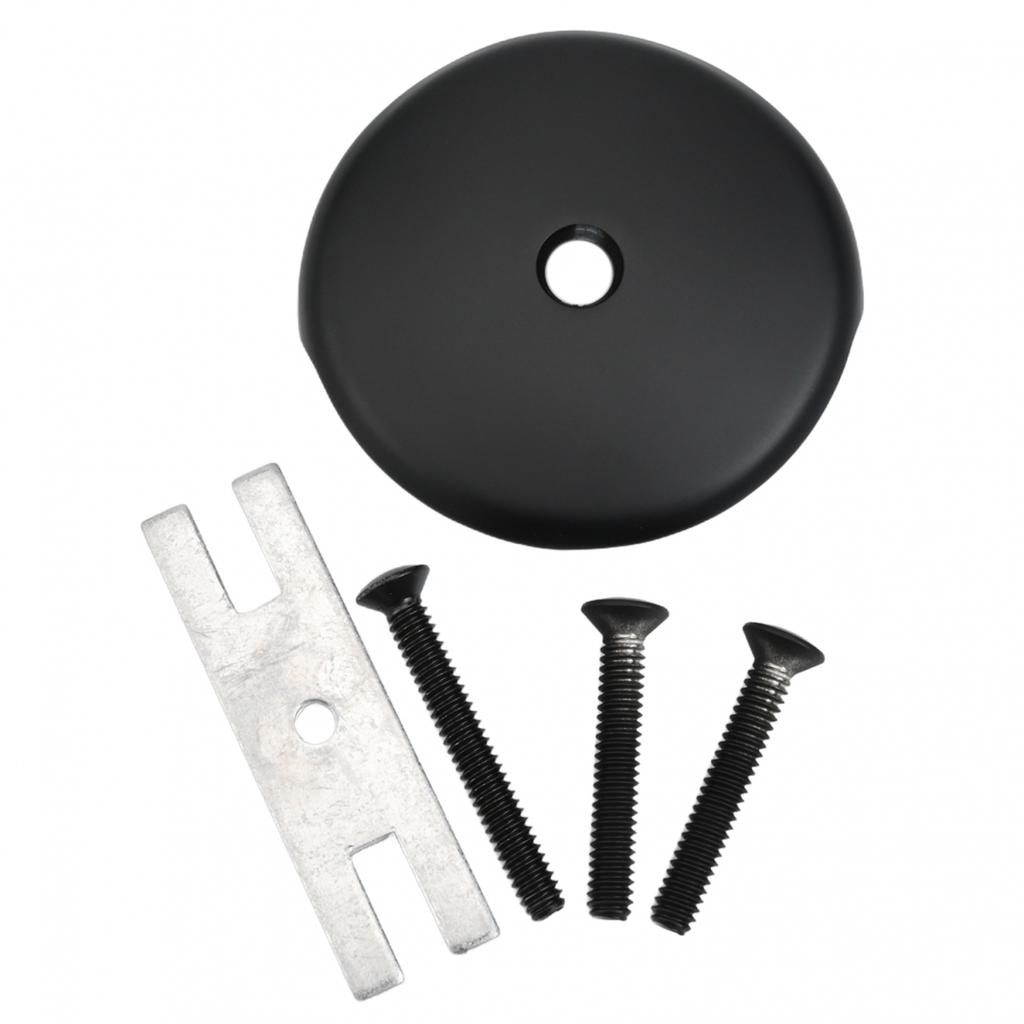 Replacement Bathtub Drain Overflow Panel with 3 Screws for Easy Install
