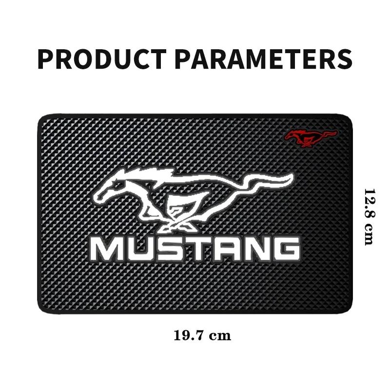 Car Sticker 2026 Hot For Ford New Car Ornament PVC Anti-Slip Mat Sticky Pad Dashboard Non Slip Mat For Ford Mustang GT500 GT350