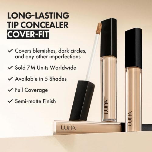 AK AEKYUNG LUNA Luna Long Lasting Chip Concealer Skin Cover 7.5g Korean Cosmetics Chip Concealer No. 0.5 Poslin