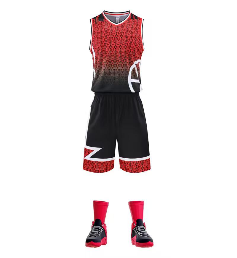 Men's Custom Breathable Basketball Training Uniform Set