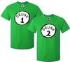 Men's Drunk One, Drunk Two T-Shirts (Two Pack) - FUNNY IRELAND DRINK GIFT JOKE