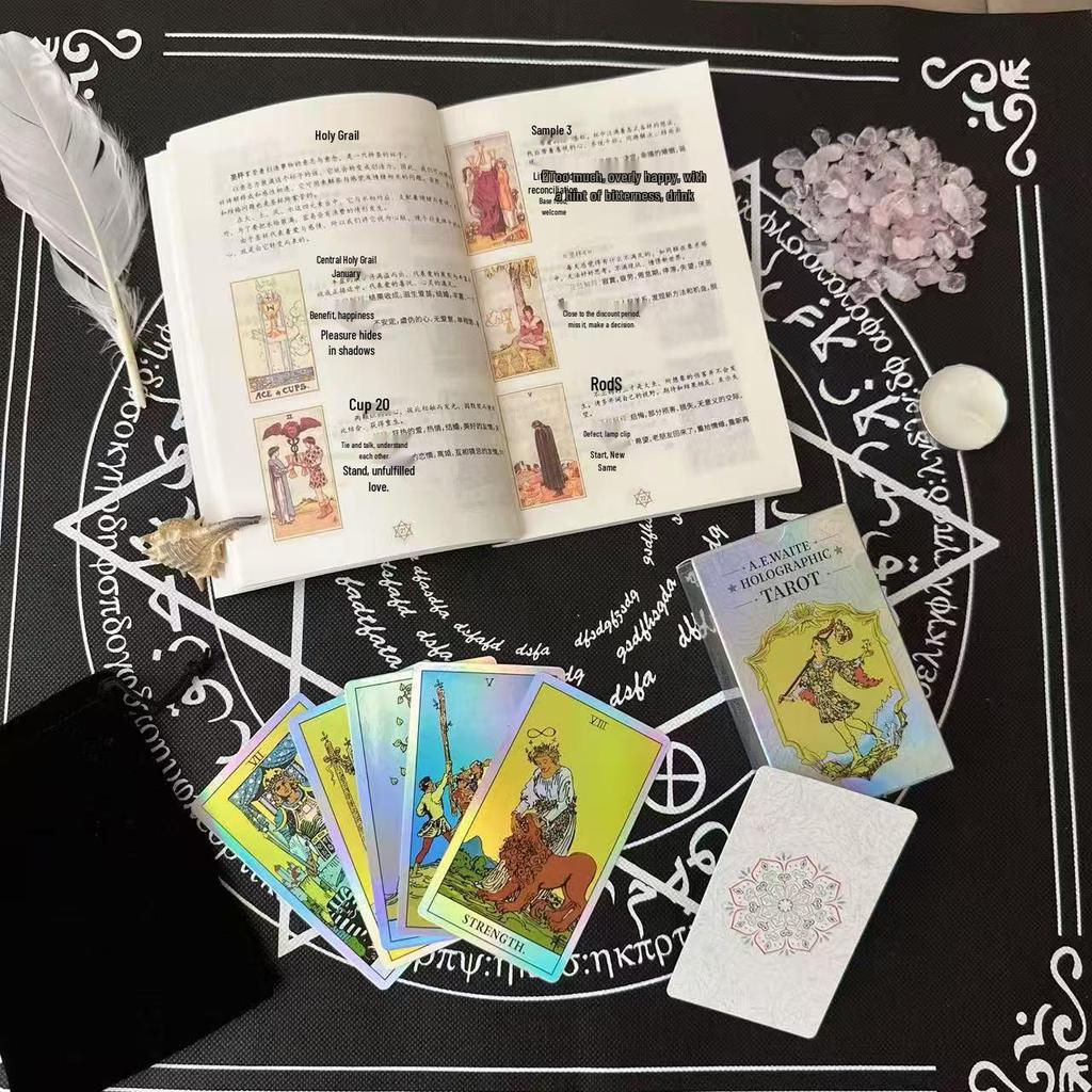 Laser Flash UV Printed Tarot Cards 10.3*6 by Luo - Classic Board Game Deck