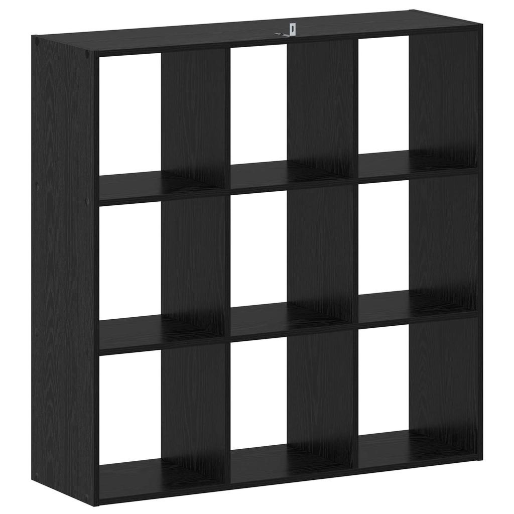Bookshelf Black Oak 102 x 32 x 102 cm
