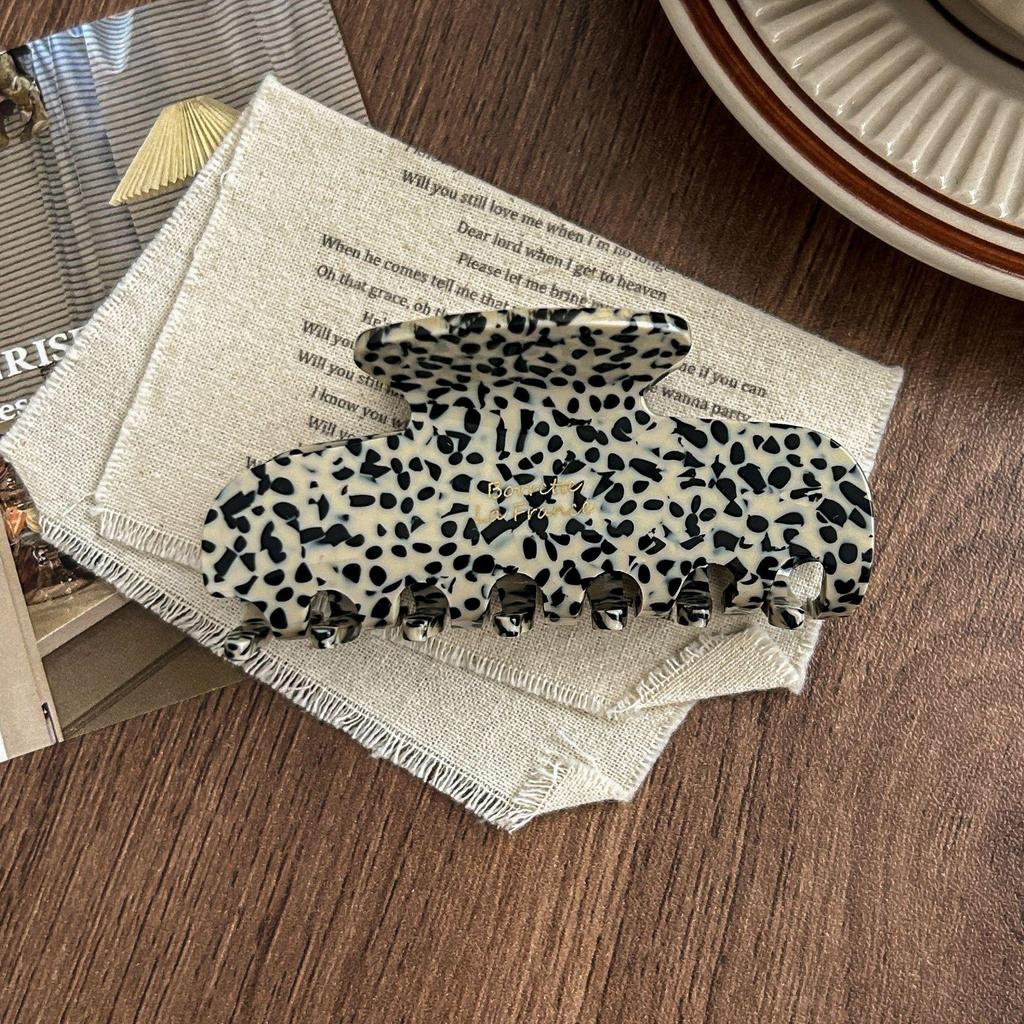 Korean-French Retro Elegant Acetate Claw Clip for Women