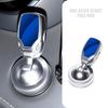 Couvercle de bouton de démarrage par poussée de voiture en métal Améliorations intérieures de voiture Capuchon de décoration de bouton de démarrage de volant chrome haute brillance