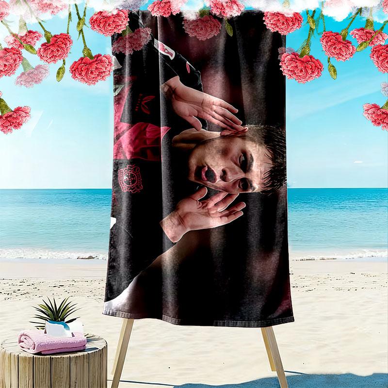Patrik Schick Print Beach Towel, Large Soft Quick Dry Towel for Beach Camping Swimming