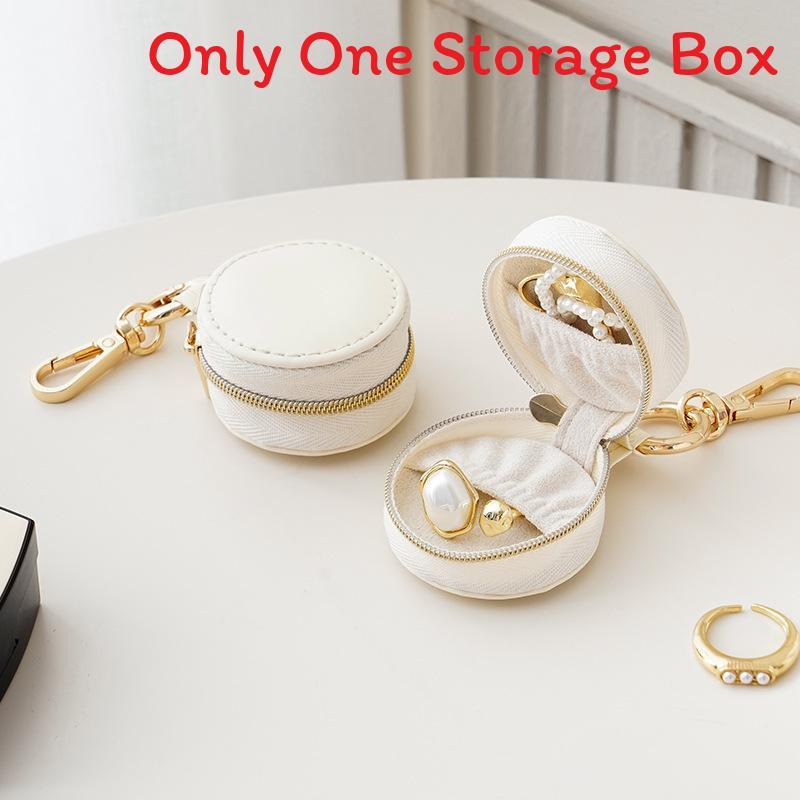 Jewelry Organizer Case With Leather Material For Travel And Gift Use