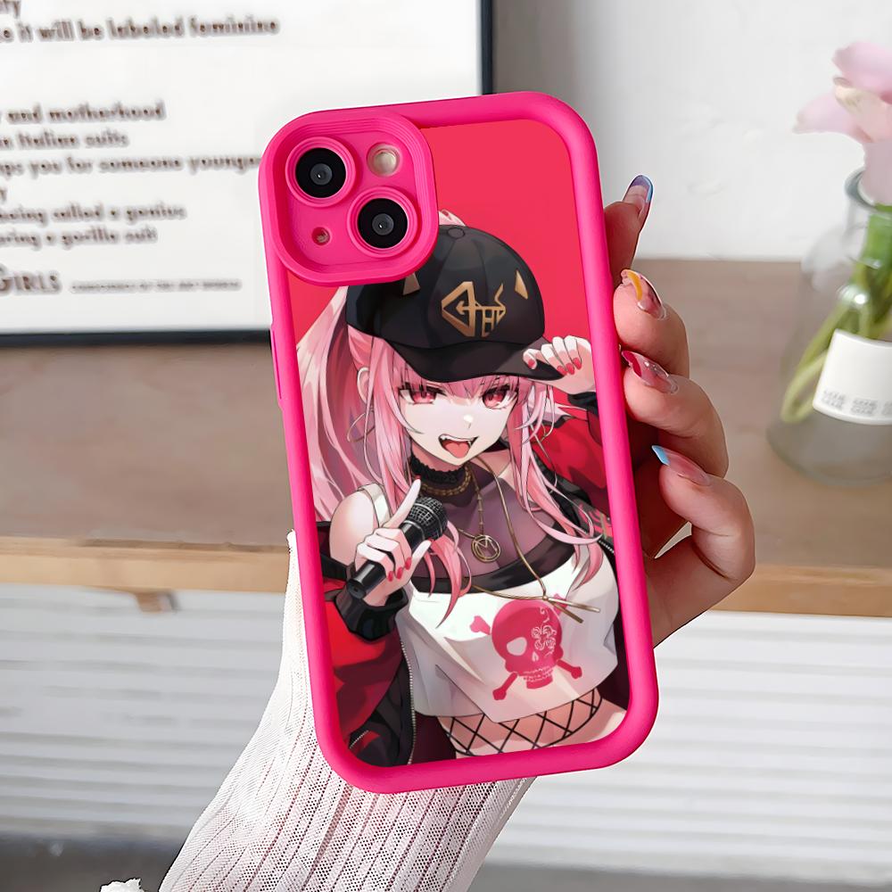 

Holo Mori Calliope Thicken TPU Mobile Phone Case for iPhone 17 16 15 14 13 12 11 Air Pro Max Plus Colorful Cover iPhone17 Pro Max