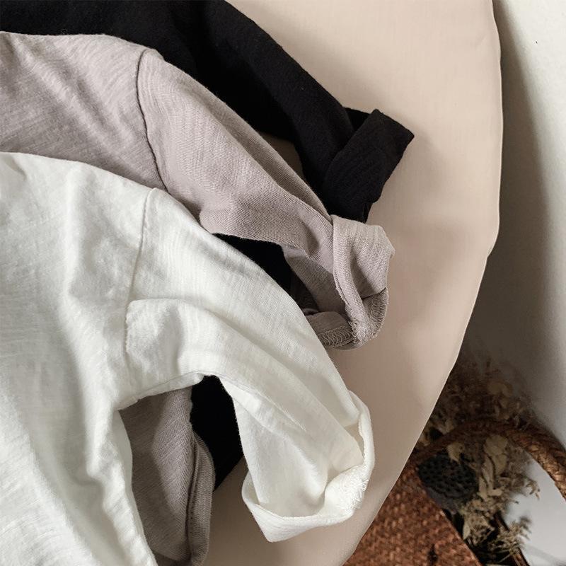 Langärmiges T-Shirt Vielseitiges koreanisches Basic-Shirt Mädchen- und Jungenbekleidung Baby-Oberteil