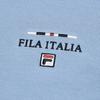 Fila Heritage Fashion Classic Simple Comfortable Casual Versatile Knitted Crew Neck Sweatshirt Men Sweatshirt Sky-Blue F11M548217FBU
