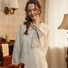 Deondeulob Dd_Ribbon Soft Knit Top_Ivory