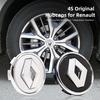 4 Stück 56mm Auto Radnabenkappen Felgenabdeckung Emblem Für Renault Clio Sandero Captur Megane R5 4 E-tech Scenic Austral Rafale QM6