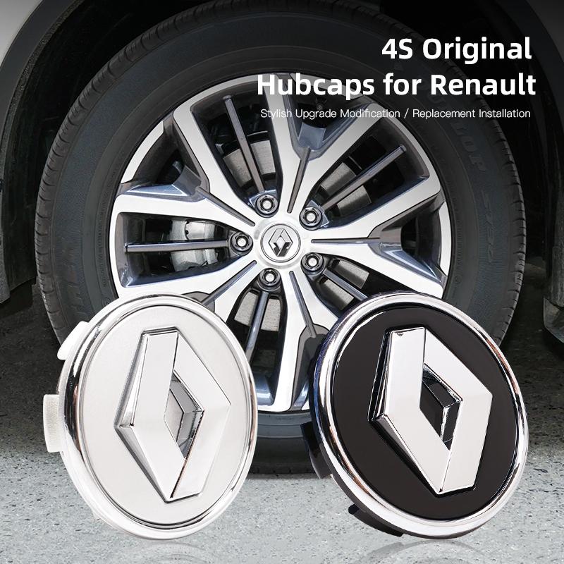 4 Stück 56mm Auto Radnabenkappen Felgenabdeckung Emblem Für Renault Clio Sandero Captur Megane R5 4 E-tech Scenic Austral Rafale QM6