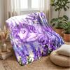 Polar Bears with Snowflakes Theme blanket Lightweight Warm Flannel Blanket Decorative Throw Blanket for Home Decoration