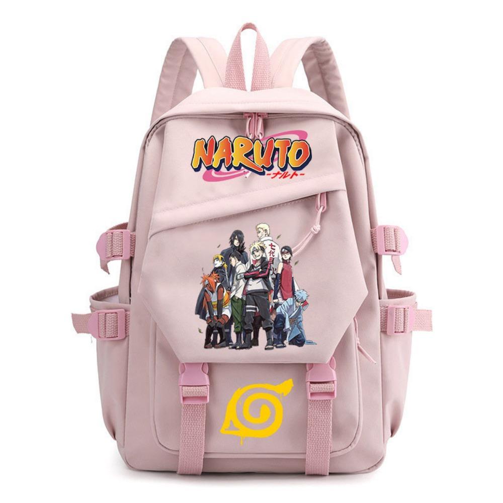 Anime Naruto Schoolbag Children's Backpack Elementary School Bag Boys and Girls Junior High School Students College Students Campus Backpack