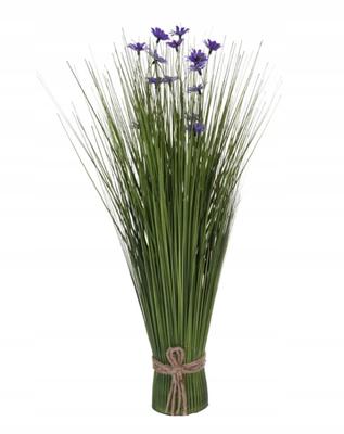 Blomsterbukett med konstgräs 52 cm