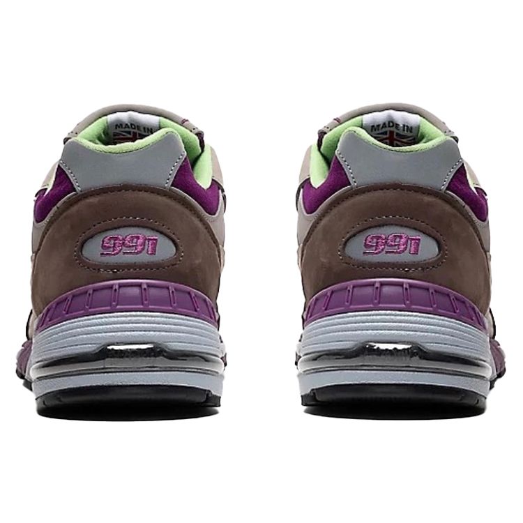 Stray Rats X New Balance 991 Made In England Purple Green Men Sneakers Grey M991SRG