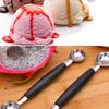 Stainless Steel Double Ended Headed Fruit Icecream Ball Spoon Diameter MelonBaller Party Supply