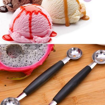 Stainless Steel Double Ended Headed Fruit Icecream Ball Spoon Diameter MelonBaller Party Supply