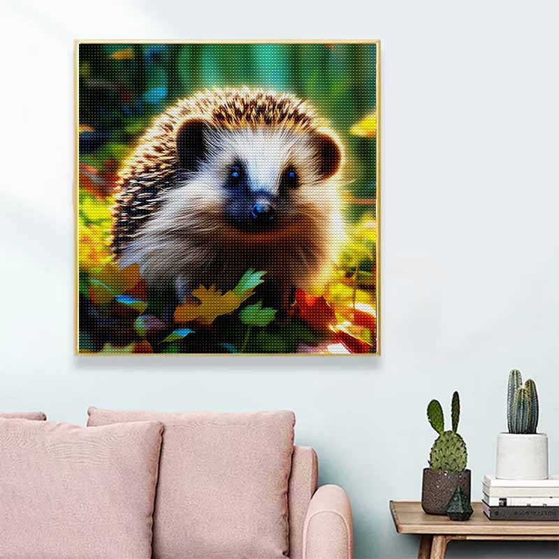 Neuankömmling 5D DIY Vollkreis Diamantmalerei "Igel" Stickerei Kreuzstich Heimdekor Geschenk
