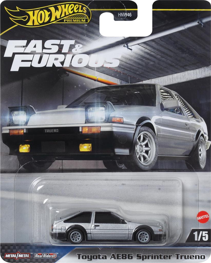 Hot Wheels Fast Furious Toyota AE86 Sprinter Trueno 3 and HVR61 & - [Diecast Car] [Ages Up]