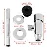 Urinal Toilet Flush Valve Push Button Manual Delay Automatic Shutoff Water Saving for Residential Bathroom Upgrades