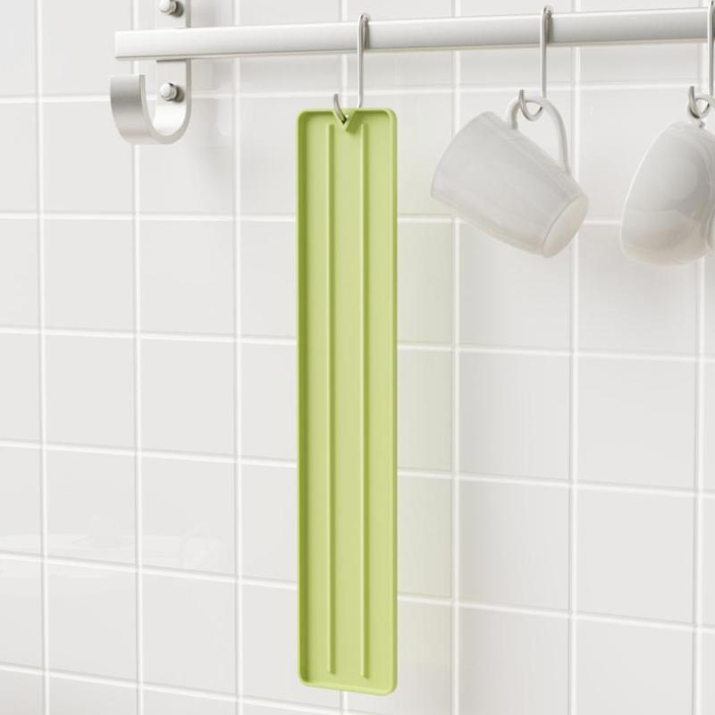 Kitchen Cooking Bench Narrow Slit Pot Lid Anti Dirt Pad Pot Lid Storage Mat Pan Shovel Placement Pad Countertop Placement Mat