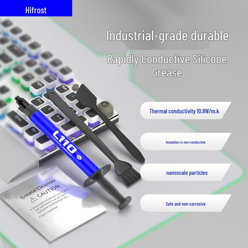 Frost 10.8W High-Power Thermal Paste: CPU, GPU, Mobile Chip Heatsink Grease