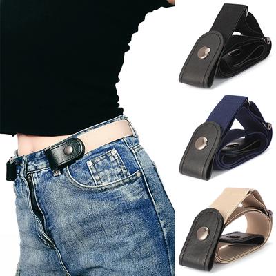 No Buckle Stretch Elastic Waist Belt for Women/Men,Buckle-Free Belt for Jean Pants,Dresses,No Hassle Waist Belt