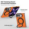Case For Iphone Duo Business Leather Texture Rotating Bracket Case Magnetic Wireless Charging Charging Phone Cover