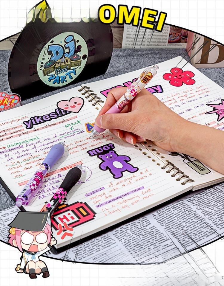 Ergonomic, High-value Loose-leaf Notebook with Detachable Binder; Suitable for High School and Junior High Students.