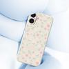 For iPhone 17 Case Small Flower Pattern Printing Straight Edge TPU Phone Back Cover
