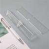 10 Pieces Clear Pen Boxes Triangular Single Pen Case Pen Storage Container Gift