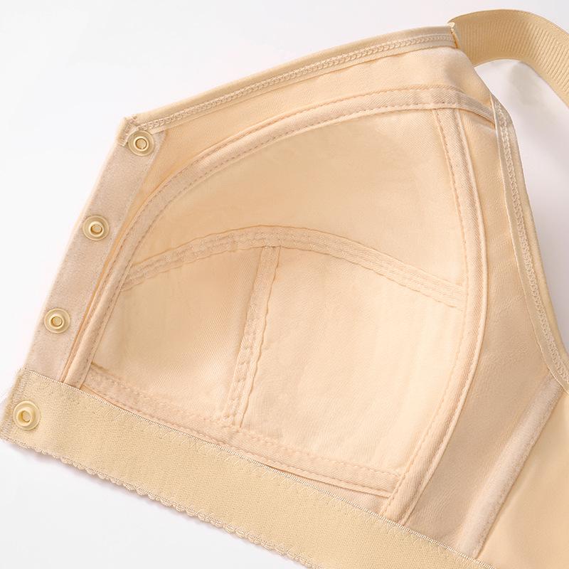 New Super Large Size Bra, Popular In Europe and America, Large Cup Front Buckle, Fashionable and Fashionable Printed Large Size Underwear