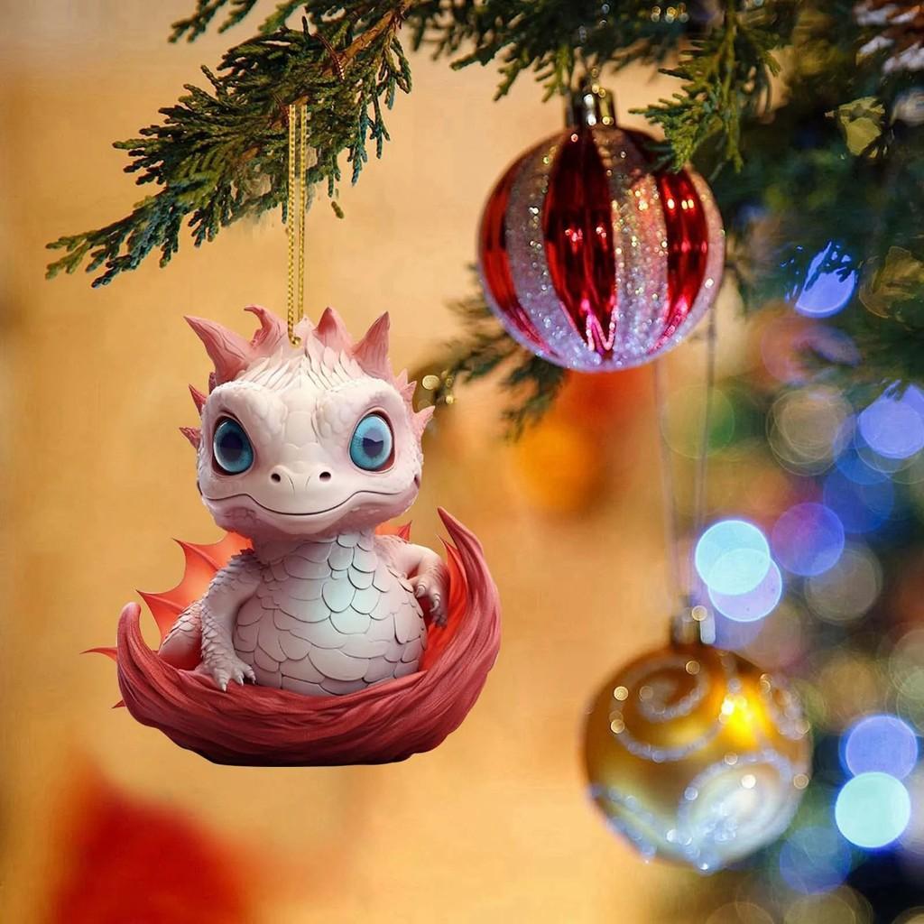 

Acrylic Charming Car Decoration With Cute Cartoon Baby Dragon For Gifts Personalized 1
