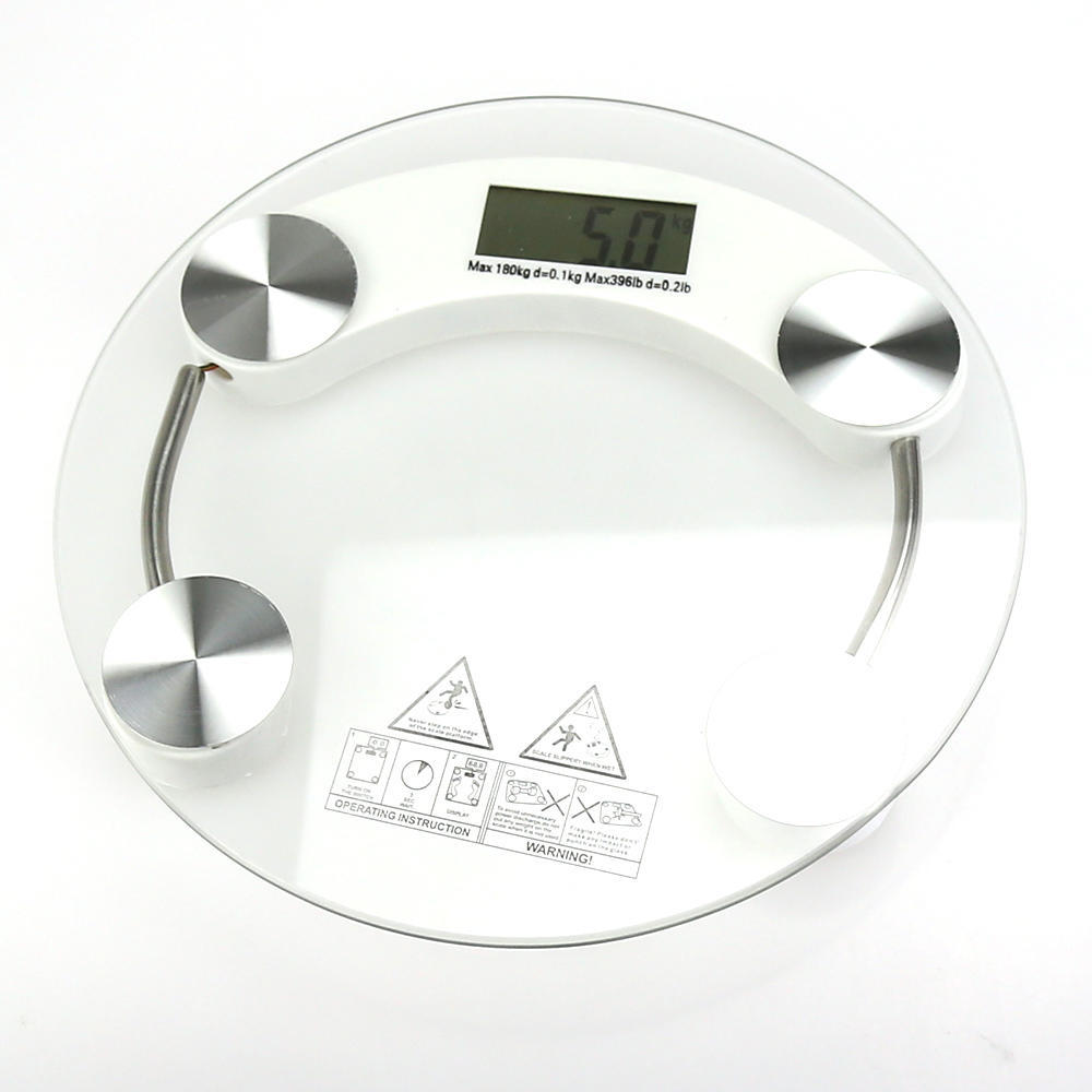 

Весы для ванной комнаты Цифровые весы для взвешивания тела ЖК-дисплей Стекло Умное электронное взвешивание Умный баланс Весы Анализатор белый